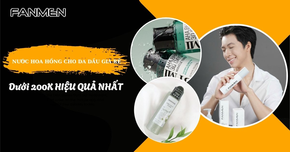 nước hoa hồng cho da dầu giá rẻ