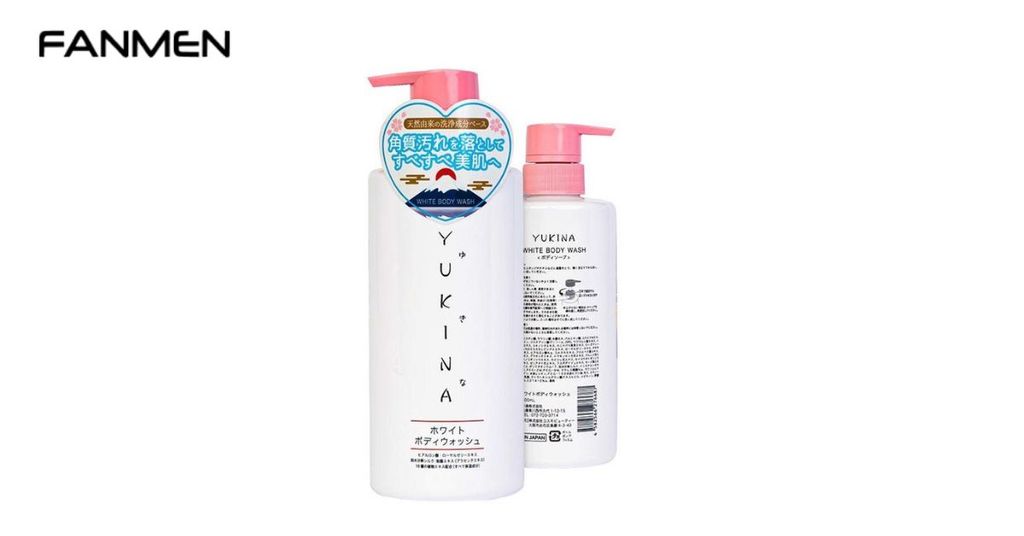 Sữa tắm trắng da 1 lần cho nam Yukina White Body Wash