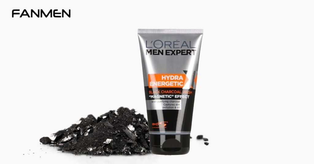 Sữa rửa mặt than hoạt tính cho nam L’Oreal Men Expert Hydra Energetic