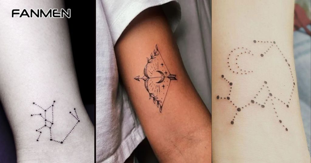 Hình Xăm Nhân Mã Phong Cách Dotwork và Blackwork