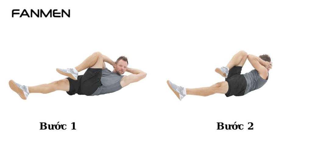 Bài tập thể dục tại nhà cho nam Bicycle Crunches