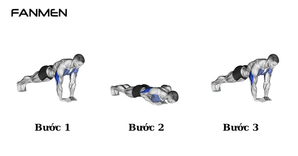 Bài tập Diamond Push-ups