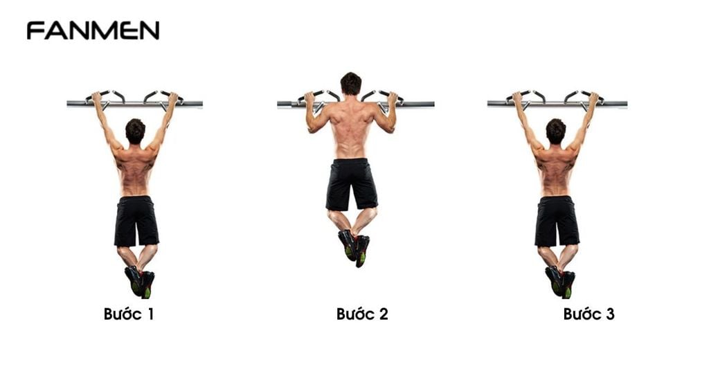Bài tập ép cân cho nam kéo xà