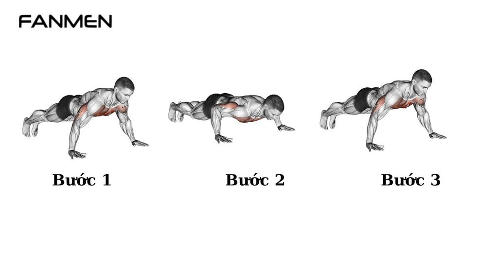 Bài tập Hít Đất Dang Tay