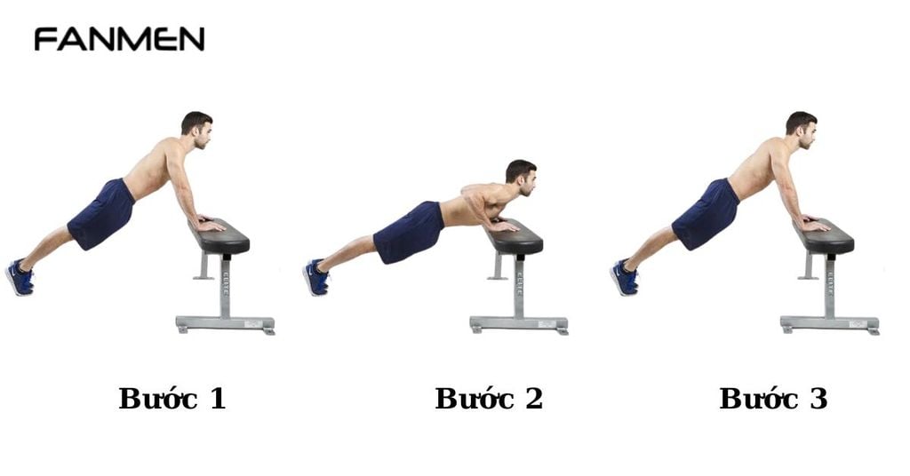 Bài tập Incline Push Up