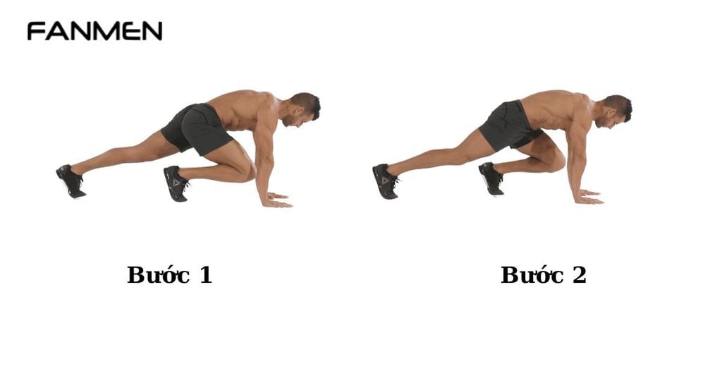 Bài tập Plank leo núi