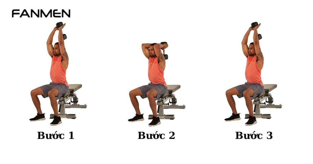 Bài tập Seated Over Triceps