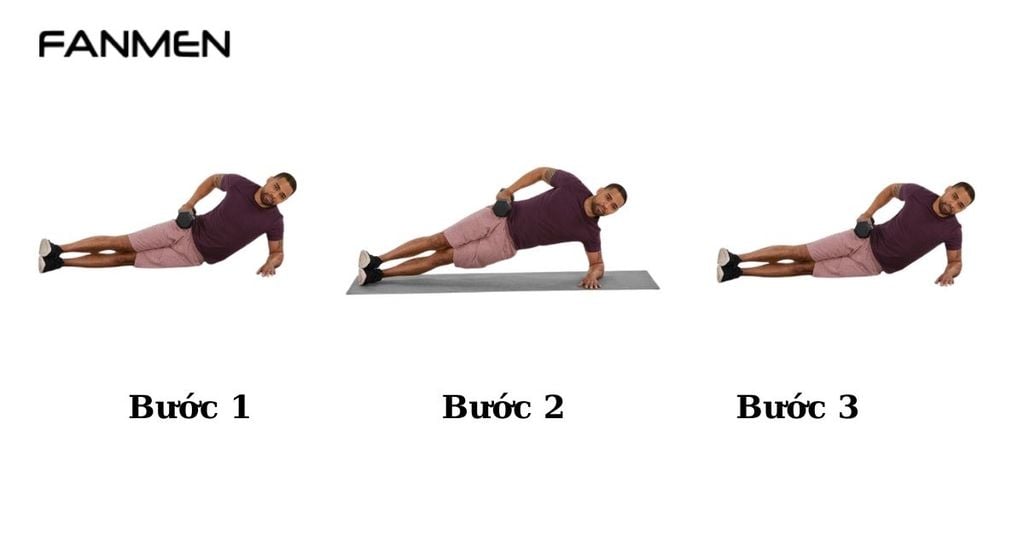 Bài tập Side-Plank Leg Liftt