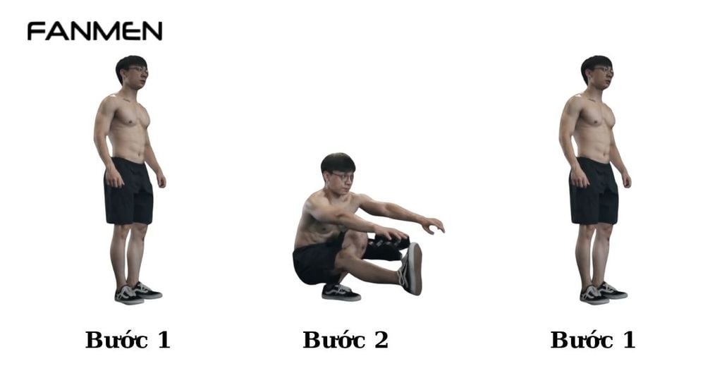 Bài tập squat bằng 1 chân