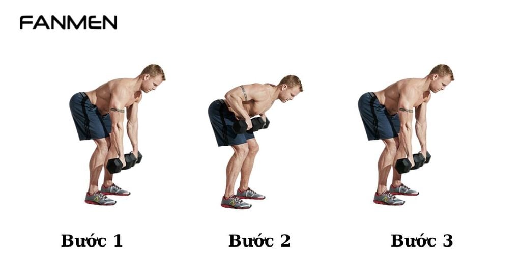 Bài tập tạ tay Bent-Over Row