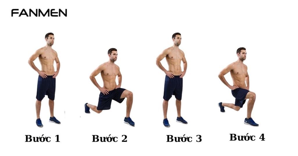 Bài tập tăng cơ Lunge