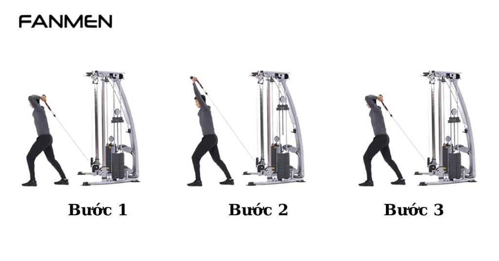 Bài tập Tricep overhead extension