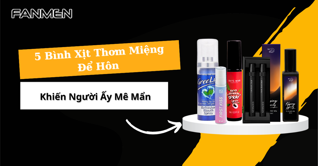 Bình xịt thơm miệng để hôn