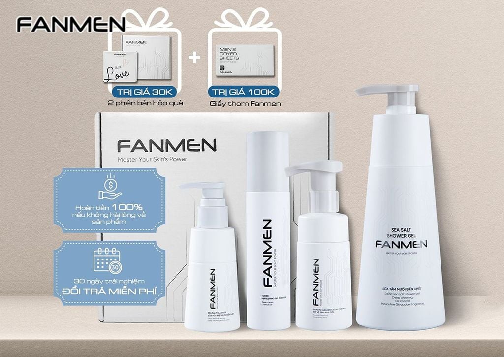 Mỹ phẩm chăm sóc da dành cho nam