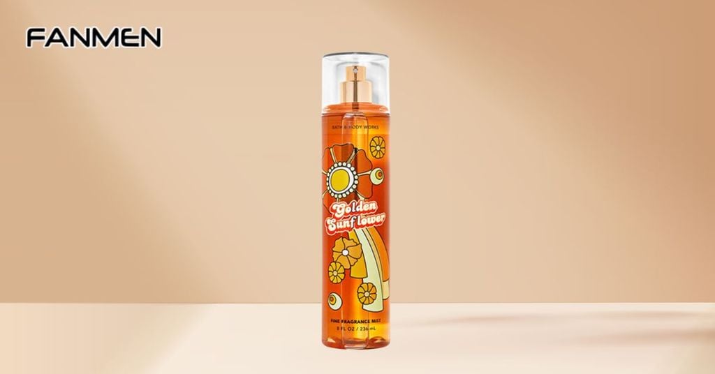 Body mist mùi phấn Golden Sunflower