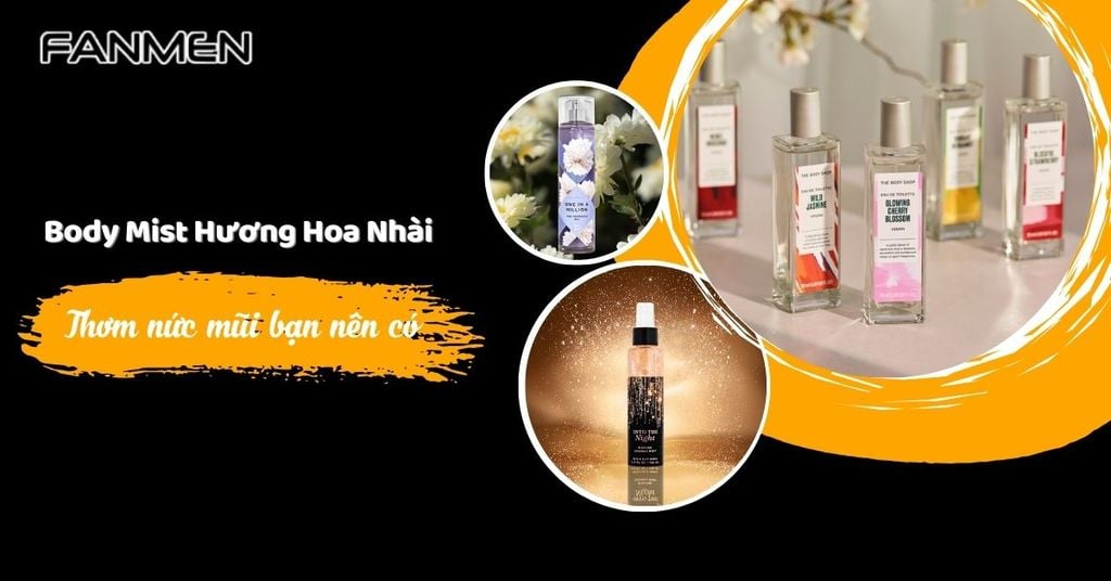 body mist hương hoa nhài