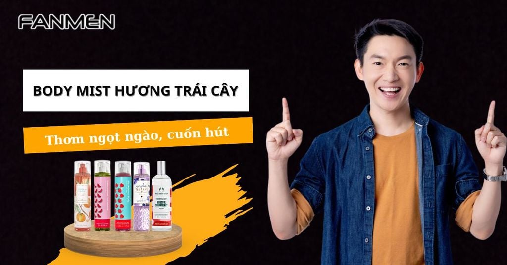 body mist hương trái cây