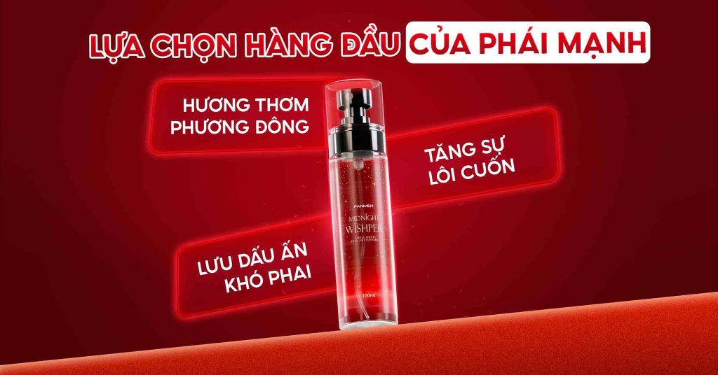 Body mist mùi ngọt Midnight Whisper Fanmen