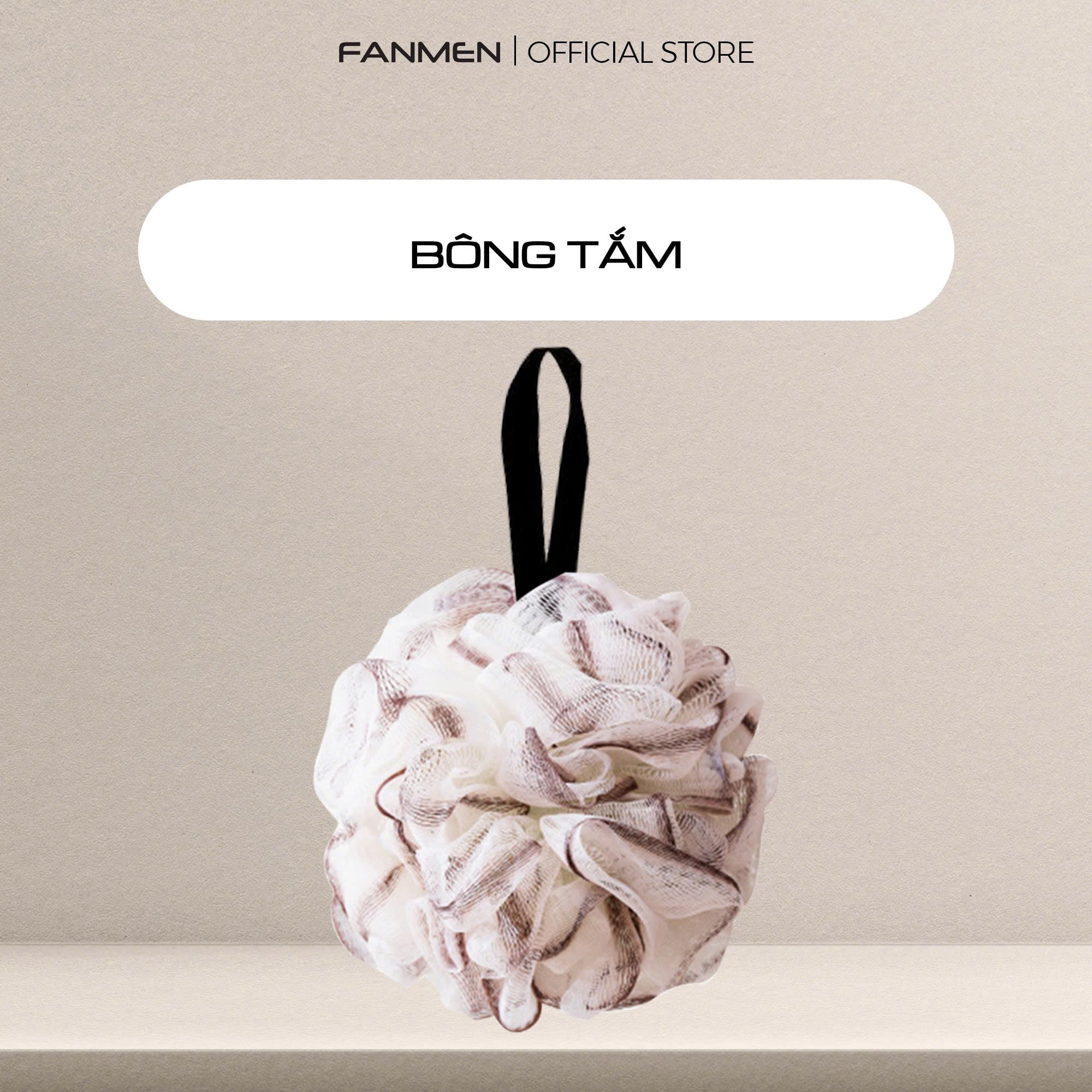 Bông Tắm Fanmen: Tạo Bọt Mịn – Làm sạch sâu