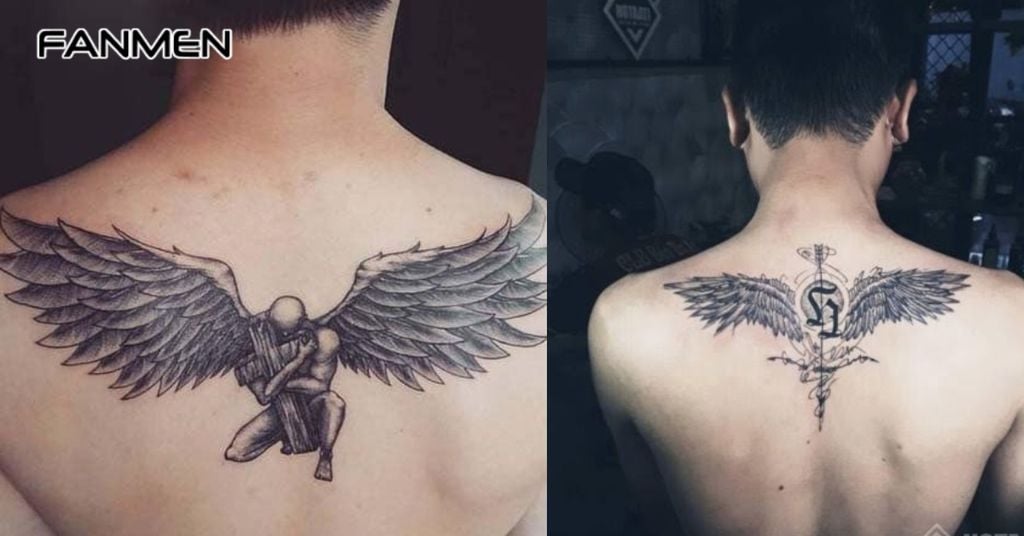 Các hình xăm hình cánh thiên thần 1