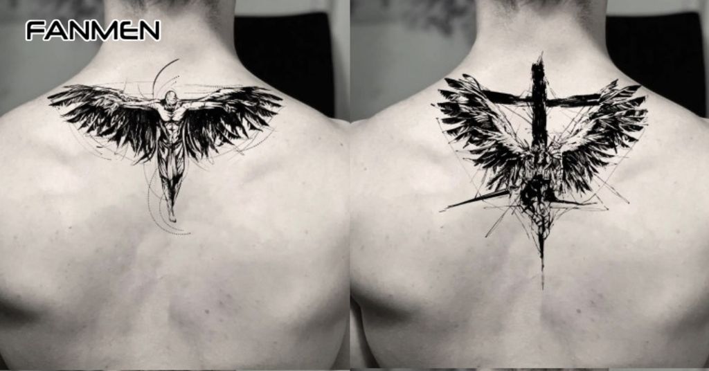 Các hình xăm hình cánh thiên thần 2