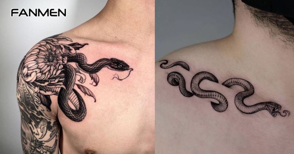 Các hình xăm hình rắn đẹp 2