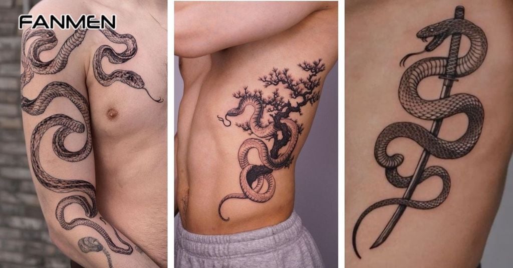 Các hình xăm hình rắn đẹp
