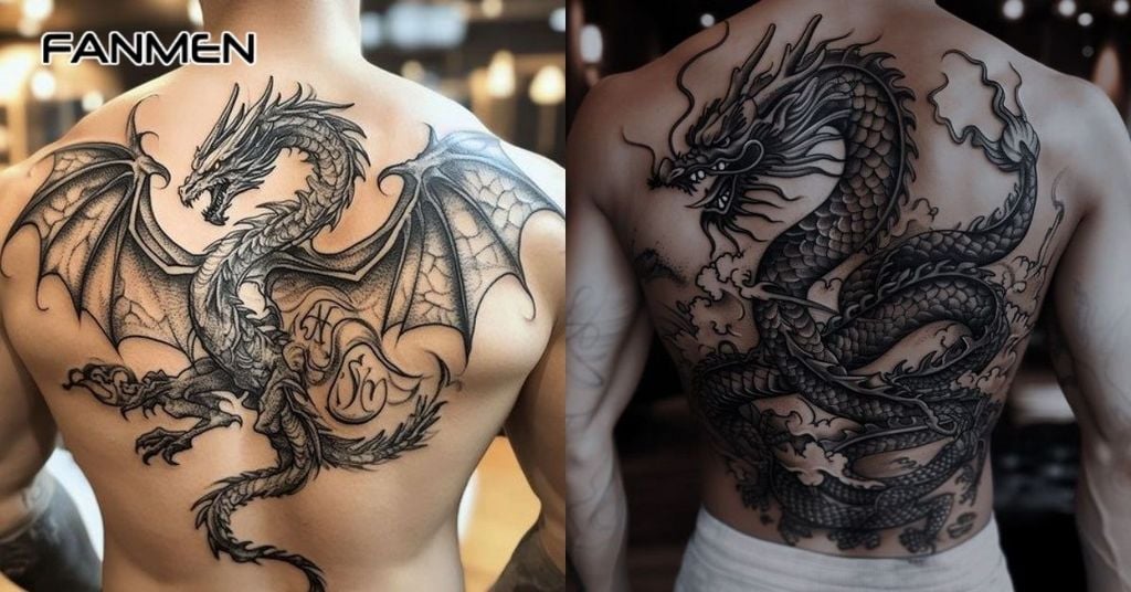 Các hình xăm hình rồng đẹp 1