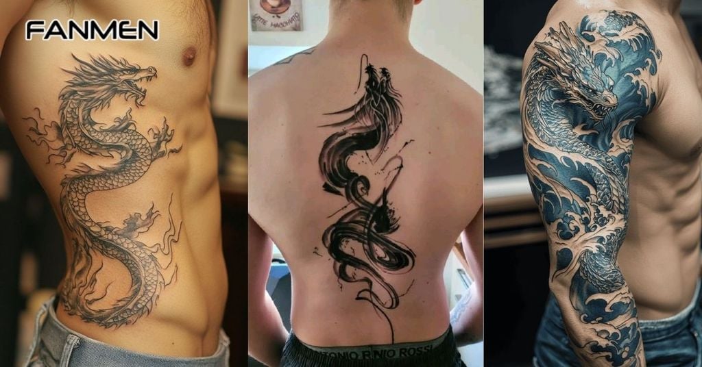 Các hình xăm hình rồng đẹp 2