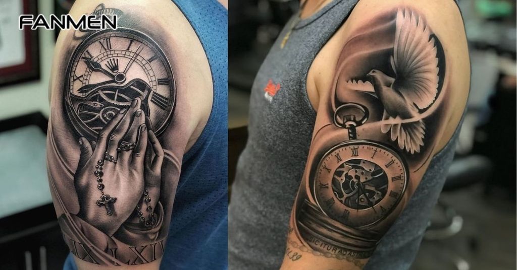 Các hình xăm ở bắp tay cho nam 1