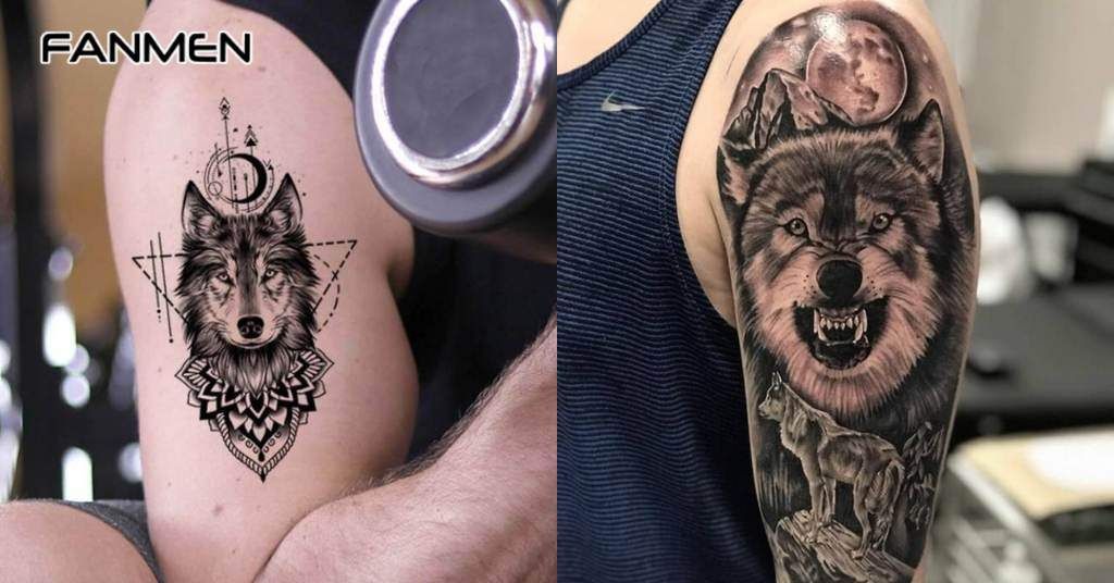 Các hình xăm sói cho nam 2