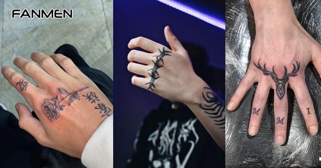 Các hình xăm trên mu bàn tay 1