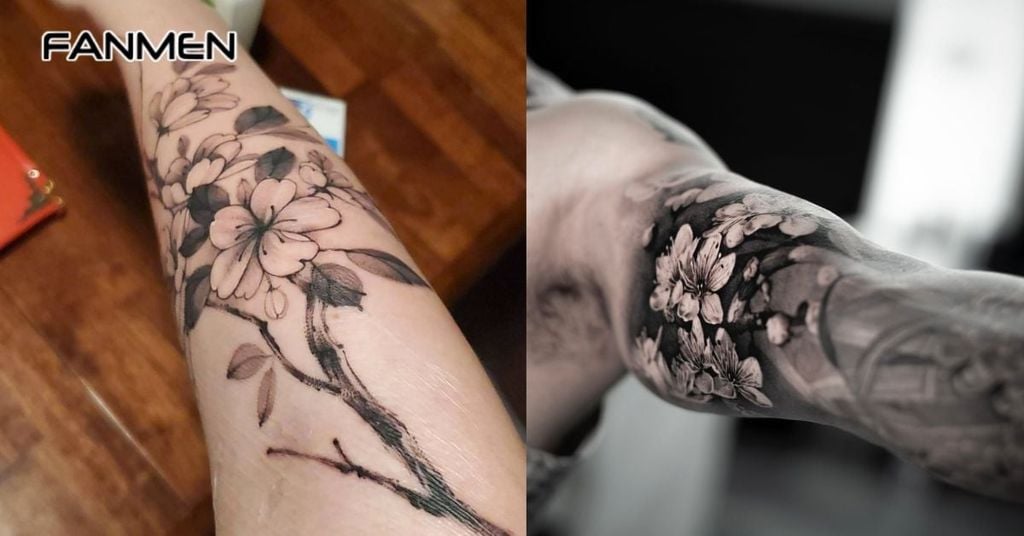 cách chăm sóc hình xăm hoa mai