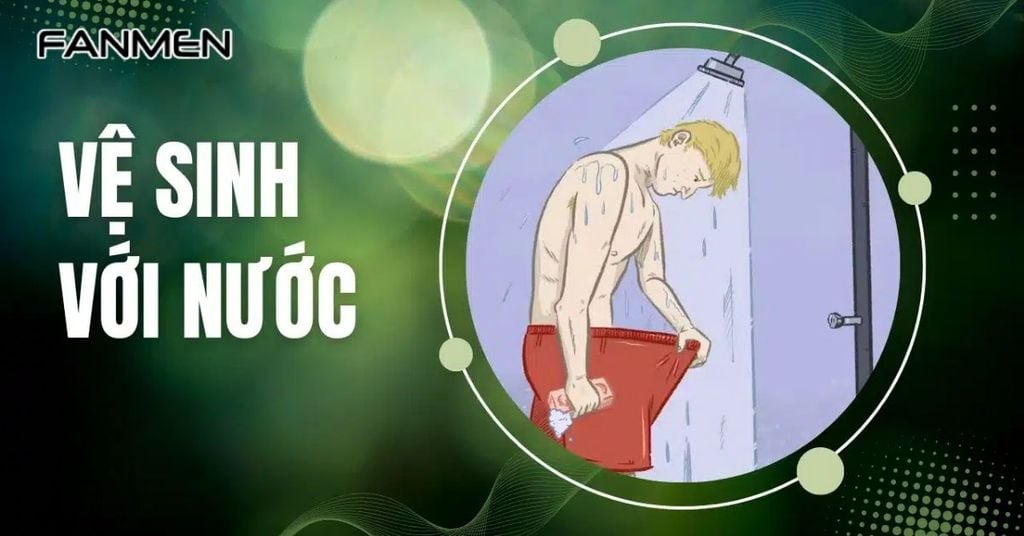 Cách vệ sinh đúng cách khi dương vật bị xước