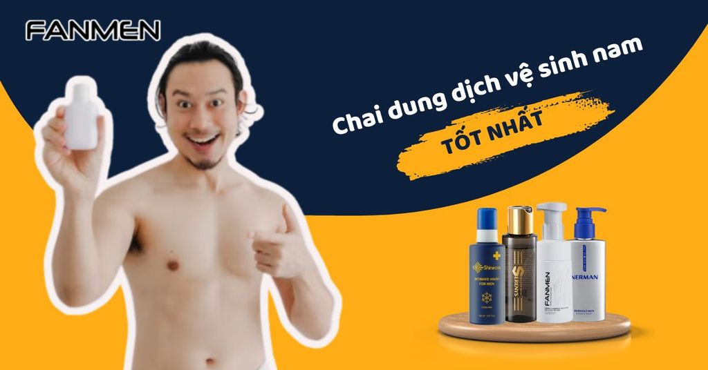 Chai dung dịch vệ sinh nam