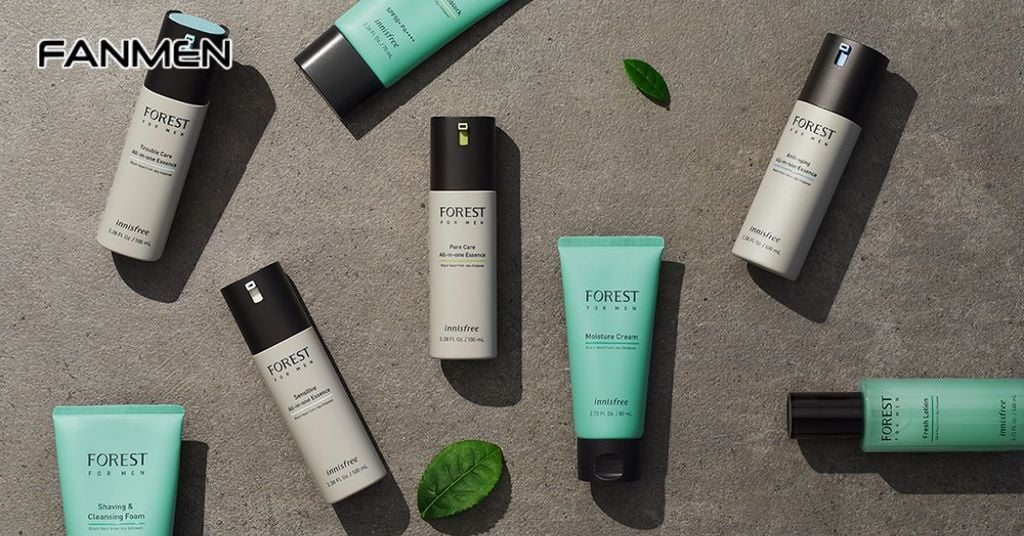 Bộ dưỡng da mặt cho nam giới Innisfree Forest For Men Fresh Skin Care Duo Set