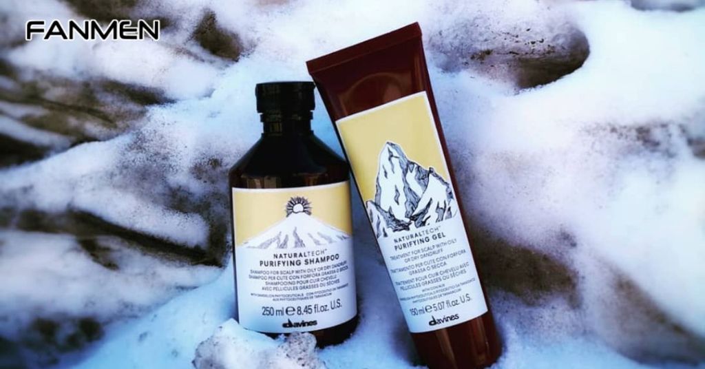 Dầu gội trị gàu tốt cho nam Davines Naturaltech Purifying