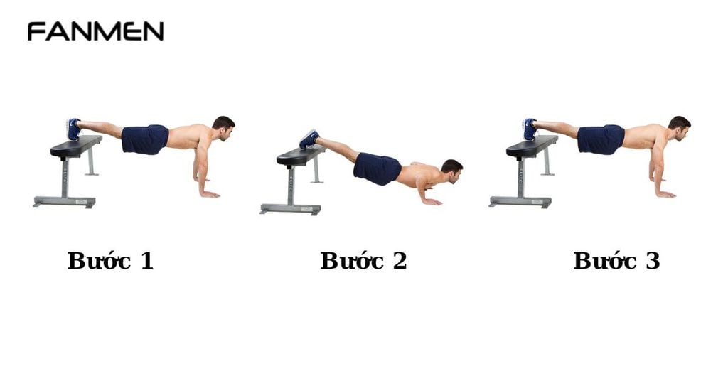 Chống đẩy kê chân cao