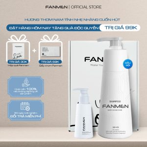 Combo Dầu gội + Sữa rửa mặt Fanmen Tặng: Hộp + Giấy Thơm