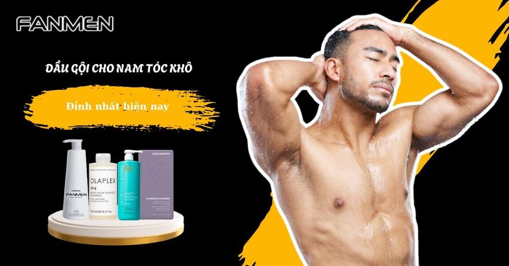 dầu gội cho nam tóc khô