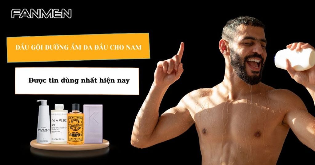 dầu gội dưỡng ẩm da đầu cho nam