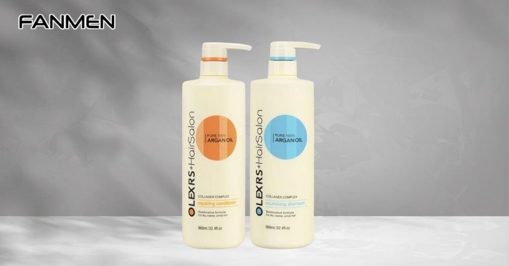 Dầu gội giữ nếp tóc uốn​ Olexrs Hair Salon Argan Oil Collagen Complex