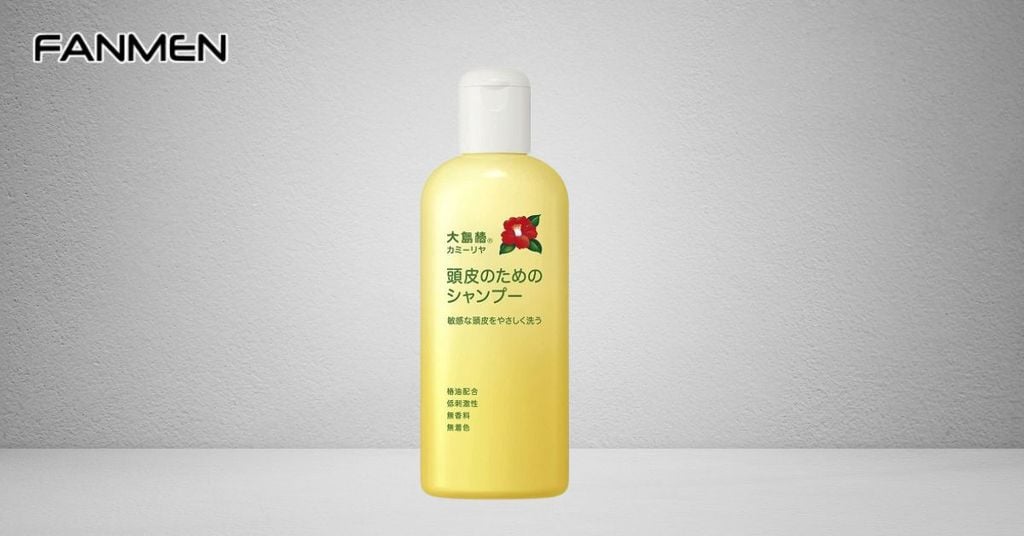 Dầu gội đầu trị gàu của Nhật cho nam Oshima Tsubaki