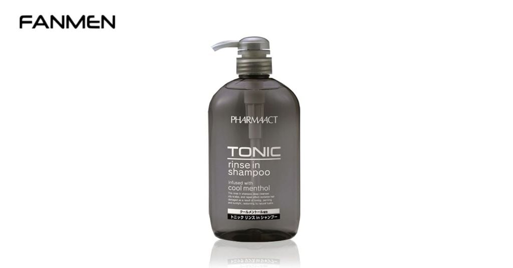 Dầu gội nam thơm lâu của Nhật - Pharmaact Tonic Rinse In Shampoo