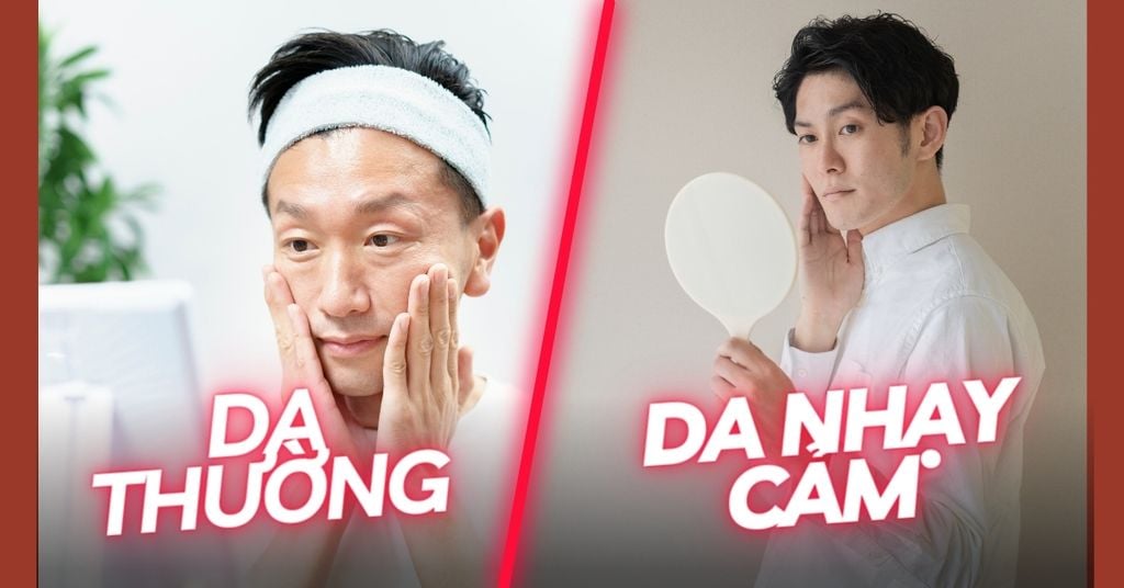 cách nhận biết da thường và da nhạy cảm