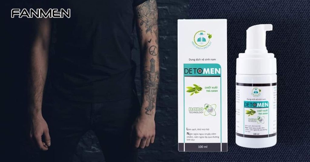 Dung dịch vệ sinh nam Detomen