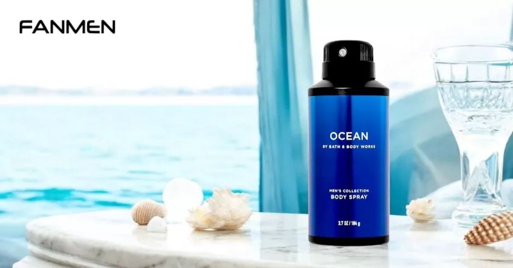 Body mist mùi bạc hà Bath & Body Word Ocean For Men