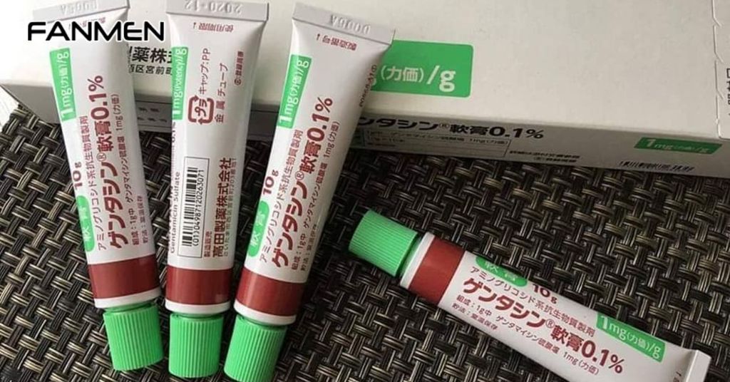 Kem trị thâm mụn nam của Nhật Gentacin