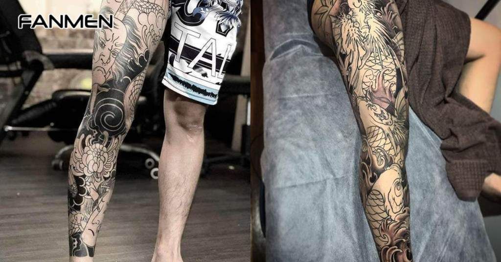 Full Leg Tattoo 1