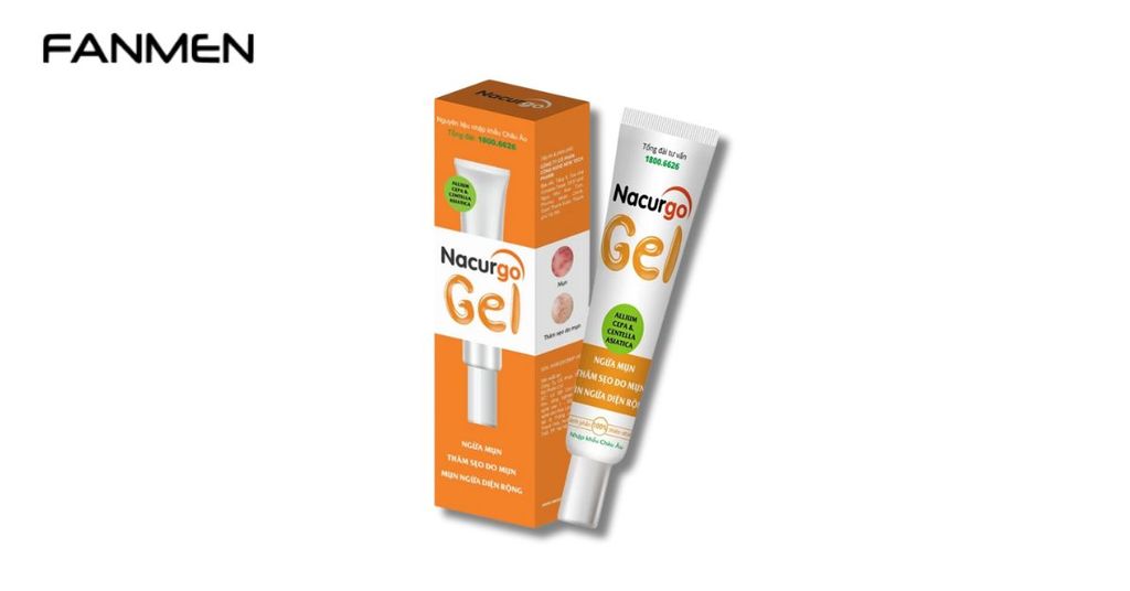 Giảm thâm mụn nam Nacurgo gel